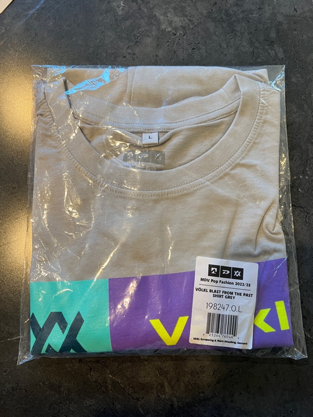 Völkl Grey Graphic Tee - Large